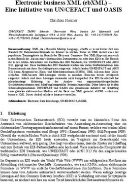 Electronic business XML (ebXML) - Eine Initiative von UN/CEFACT und OASIS