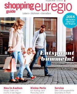 Entspannt bummeln! 2018 - Die besten Adressen der Region - print 'n' press