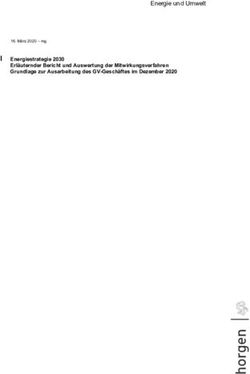 B Energie und Umwelt - Gemeinde Horgen