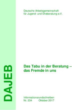 Das Tabu in der Beratung - das Fremde in uns - Deutsche Arbeitsgemeinschaft für Jugend- und Eheberatung e.V - Informationsrundschreiben Nr.234 ...