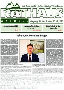 Liebe B&uuml;rgerinnen und B&uuml;rger, Stadt K&ouml;nigs Wusterhausen