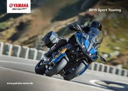 2019 Sport Touring - www.yamaha-motor.de - Yamaha Motor EU
