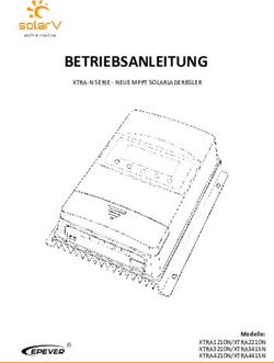 BETRIEBSANLEITUNG XTRA-N SERIE - NEUE MPPT SOLARLADEREGLER - Modelle: SolarV
