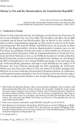 Marine Le Pen und die Metamorphose der französischen Republik1