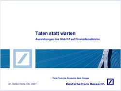 Taten statt warten Auswirkungen des Web 2.0 auf Finanzdienstleister - Dr. Stefan Heng, Okt. 2007