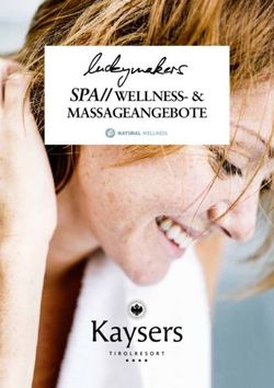 SPA // WELLNESS- & MASSAGEANGEBOTE - NATURAL WELLNESS