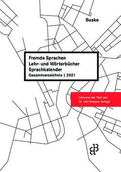 Buske Fremde Sprachen Lehr- und Wörterbücher Sprachkalender - Gesamtverzeichnis