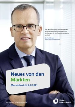 Neues von den M&auml;rkten - Monatsbericht Juli 2021 - Die beschleunigten Impfkampagnen erlauben weitere &Ouml;ffnungsschritte und sorgen f&uuml;r ein ...