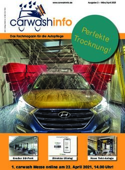 Das Fachmagazin f&uuml;r die Autopflege - carwash Messe online am 22. April 2021, 14.00 Uhr! - carwashinfo-Magazin Online