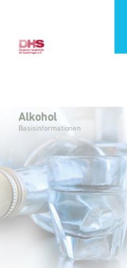 Alkohol Basisinformationen - Deutsche Hauptstelle für Suchtfragen e.V.