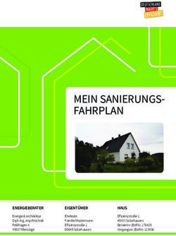 MEIN SANIERUNGS-FAHRPLAN - Anja Machnik