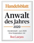 Ulrich Herfurth - Anwalt des Jahres im Gesellschaftsrecht von Handelsblatt Best Lawyers
