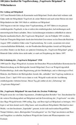100 Jahre Institut f&uuml;r Vogelforschung "Vogelwarte Helgoland" in Wilhelmshaven