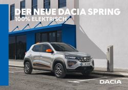 DER NEUE DACIA SPRING - 100% ELEKTRISCH - bei DACIA BERLIN