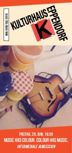 Music has colour. Colour has music - Freitag, 29. Juni, 19:30 Intermediale Jamsession - Kulturhaus Eppendorf