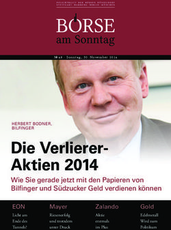 Die Verlierer-Aktien 2014