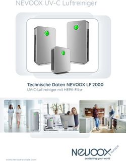 NEVOOX UV-C Luftreiniger - Technische Daten NEVOOX LF 2000 UV-C-Luftreiniger mit HEPA-Filter
