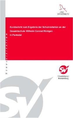 Kurzbericht zum Ergebnis der Schulvisitation an der Gesamtschule Wilhelm Conrad Röntgen in Panketal