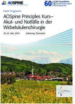 AOSpine Principles Kurs- Akut- und Notf&auml;lle in der Wirbels&auml;ulenchirurgie - Event Programm