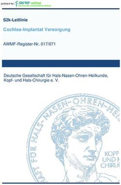 Cochlea-Implantat Versorgung - AWMF-Register-Nr. 017/071 S2k-Leitlinie - Deutscher ...