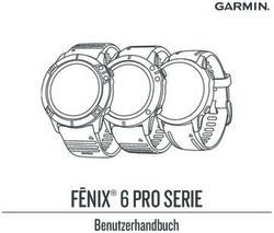 FĒNIX 6 PRO SERIE Benutzerhandbuch - Coolblue