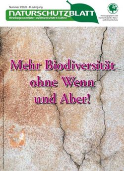 MalDANKE - Mehr Biodiversität ohne Wenn - Dachverband für Natur- und ...