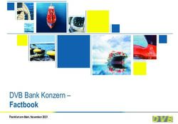 DVB Bank Konzern - Factbook - Frankfurt am Main, November 2021