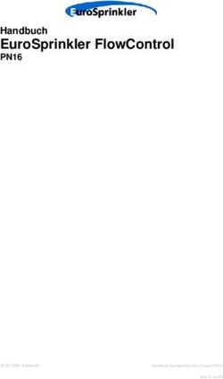 EUROSPRINKLER FLOWCONTROL - HANDBUCH