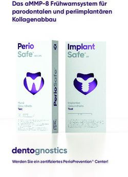 Das aMMP-8 Fr&uuml;hwarnsystem f&uuml;r parodontalen und periimplant&auml;ren Kollagenabbau - Werden Sie ein zertifiziertes PerioPrevention Center! - dentognostics