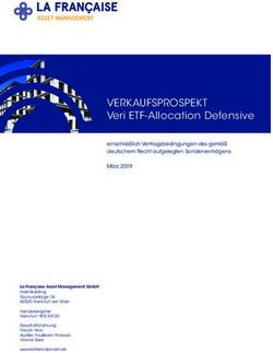 VERKAUFSPROSPEKT Veri ETF-Allocation Defensive - La Française