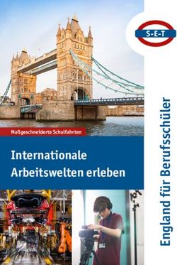 Internationale Arbeitswelten erleben - Maßgeschneiderte Schulfahrten - SET Studienreisen