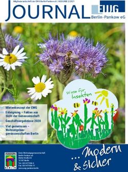 N Mietenkonzept der EWG n Enteignung - Fakten aus Sicht der Genossenschaft n Gesch&auml;ftsergebnisse 2020 n Viel gemeinsam-Erste ...