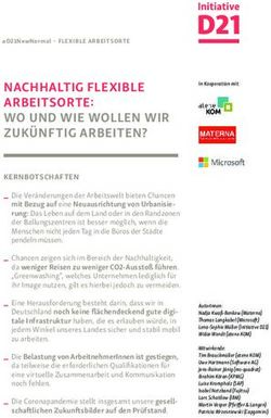 NACHHALTIG FLEXIBLE ARBEITSORTE: WO UND WIE WOLLEN WIR ZUK&Uuml;NFTIG ARBEITEN? - Initiative D21
