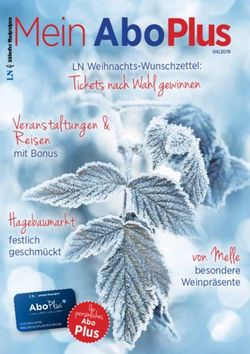 Mein AboPlus04|2019 Tickets nach Wahl gewinnen - LN Weihnachts-Wunschzettel