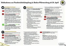 Ma&szlig;nahmen zur Pandemiebek&auml;mpfung in Baden-W&uuml;rttemberg ab 24. April - TSV Eriskirch