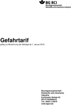 Gefahrtarif - Berufsgenossenschaft Rohstoffe Und Chemische Industrie ...