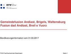 Gemeindefusion Andiast, Brigels, Waltensburg Fusiun dad Andiast, Breil e Vuorz - Bev&ouml;lkerungsinformation vom 31.03.2017 - Ig Vuorz