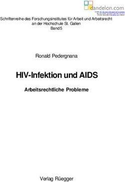 HIV-Infektion und AIDS - Arbeitsrechtliche Probleme