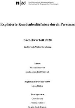 Explizierte Kundenbed&uuml;rfnisse durch Personas - Bachelorarbeit 2020 im Bereich Nutzerforschung - irf@fhnw