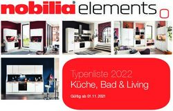 Typenliste 2022 Küche, Bad & Living - Gültig ab 01.11.2021 - schryvers.de