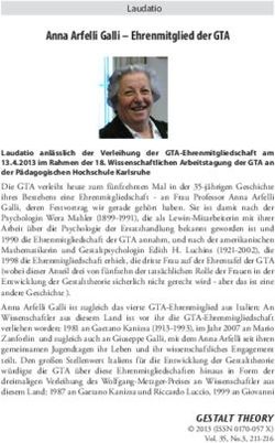 Anna Arfelli Galli - Ehrenmitglied der GTA