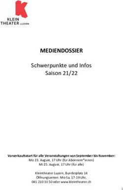 MEDIENDOSSIER Schwerpunkte und Infos Saison 21/22