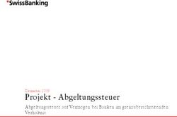 Projekt - Abgeltungssteuer - Abgeltungssteuer auf Vermögen bei Banken im grenzüberschreitenden Verhältnis