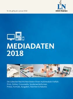 Mediadaten 2018 - Die Lübecker Nachrichten bieten Ihnen multimediale Vielfalt: Print, Online, Crossmedia, Sonderwerbeformen. Preise, Formate ...