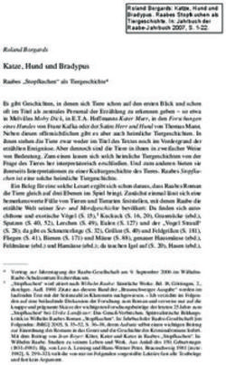 Katze, Hund und Bradypus - Roland Borgards