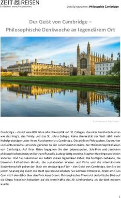 Der Geist von Cambridge - Philosophische Denkwoche an legend&auml;rem Ort - ZEIT Reisen
