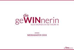 GeWINnerin die MEDIADATEN 2018 - WIN Medien