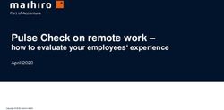 Pulse Check on remote work- how to evaluate your employees' experience April 2020 - maihiro