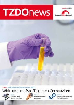 NEWS TZDOTZDONEWS - WIRK- UND IMPFSTOFFE GEGEN CORONAVIREN FOKUS BIOMEDIZINZENTRUMDORTMUND (BMZ)