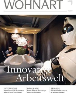 Innovative Arbeitswelt - WOHNART 1.2019